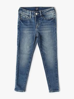GAP - Blue Solid Skinny Fit Jeans