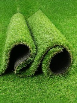Kuber Industries - 6x2 Feet Waterproof Mat Artificial Grass for Balcony Green