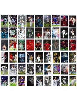 ARTCREST - Cristiano Ronaldo Poster Aesthetic Wall Art (Pack of 54)