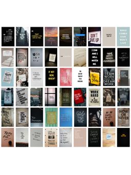 ARTCREST - Highly Inspirational and Motivational Poster Aesthetic Wall Art (Pack of 54)