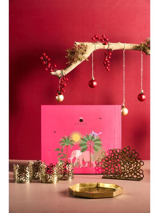 SG Home Floral Hexa Glow Gift Box