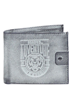 Justanned - Treated Grey Biker Mens Leather Wallet