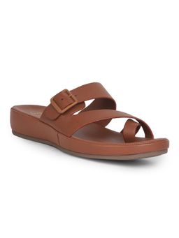 Hush Puppies - Tan Womens Toe Ring Sandals