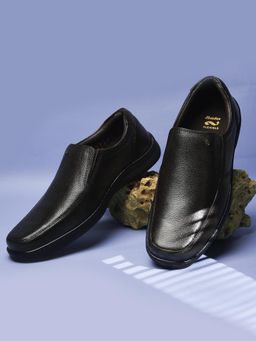 Bata - Brown Mens Formal Slip-On Loafers