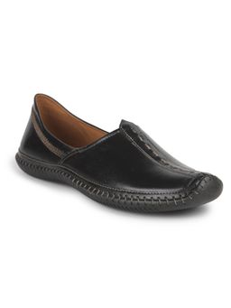 LIBERTY - Fortune BRL-25 Non Lacing Mojaris For Men - Black