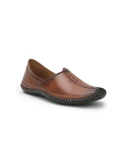 LIBERTY - Fortune BRL-25 Non Lacing Mojaris For Men - Tan