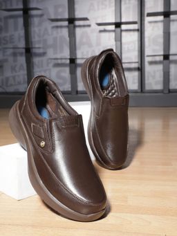 LIBERTY - Healers E823-04 Formal Non Lacing Loafers For Men - Brown