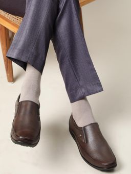 LIBERTY - Healers HA1-11 Formal Non Lacing Loafers For Men - Brown