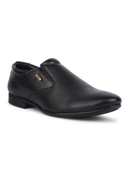 LIBERTY - Fortune UVL-31 Formal Non Lacing Loafers For Men - Black