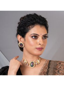 Putstyle - Designer Rose Necklace Set