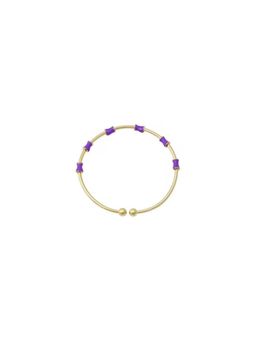 Putstyle - Multicolour Metal Enamel Zircon Bracelet A Trendy Minimal Jewellery For Women