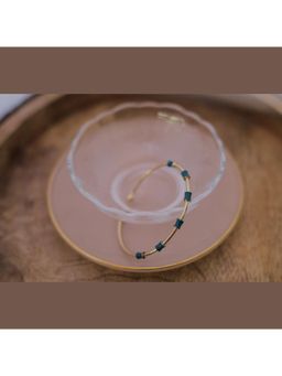 Putstyle - Multicolour Metal Enamel Zircon Bracelet A Trendy Minimal Jewellery For Women