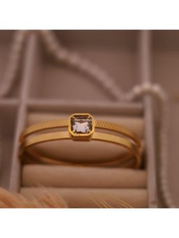 Putstyle - The Crystal Solitaire Cuff Bracelet