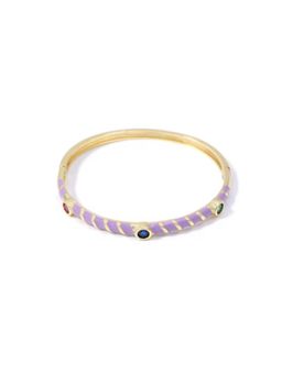 Putstyle - Metal Enamel Zircon Bracelet