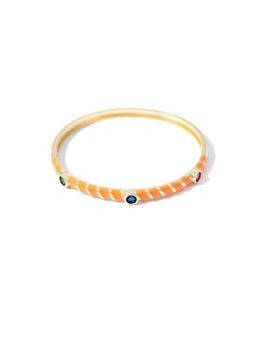 Putstyle - Metal Enamel Zircon Bracelet