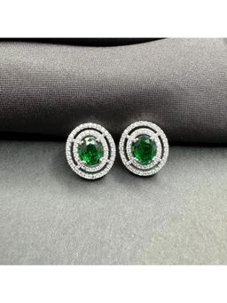 Putstyle - American Diamond Cz Studs Earrings