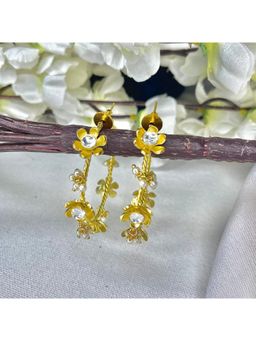 Putstyle - Gold Plated Hoop Earrings