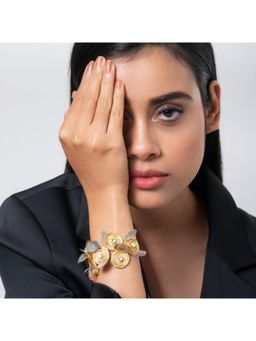 Putstyle - Dual Tone Handmade Contemporary Bracelet