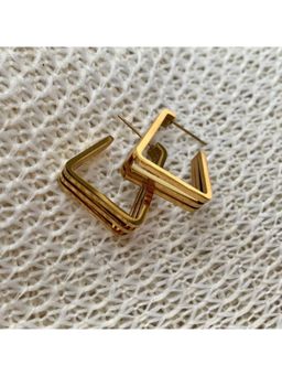 Putstyle - Triangular Hoop Earring