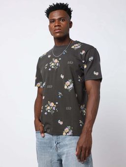 GAP - Mens Floral Crew Neck T-Shirt