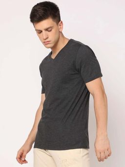 GAP - Mens Versatile Melange V-Neck T-Shirt