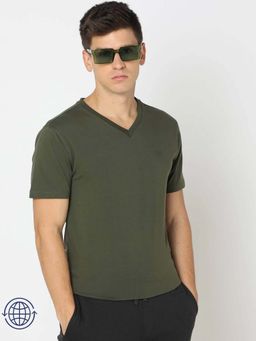 GAP - Mens Essential V-Neck Half Sleeve T-Shirt