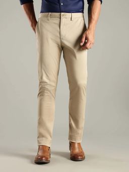 Tommy Hilfiger - Slim Fit Solid Mid-Rise Trouser