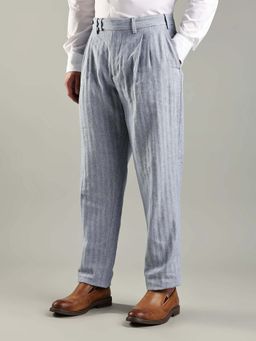 Tommy Hilfiger - Slim Fit Striped Mid Rise Trouser