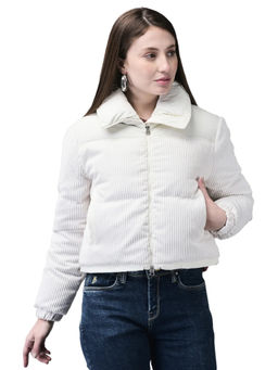 WOODS - Women White Puffer Jacket