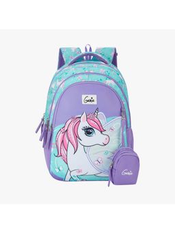 Genie - Purple Magic Unicorn Small Backpack for Girls