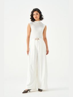 Notebook - Peyton Ivory Trousers
