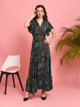 BOHOLYFE - Women Blue Juliette Dusk Maxi Dress