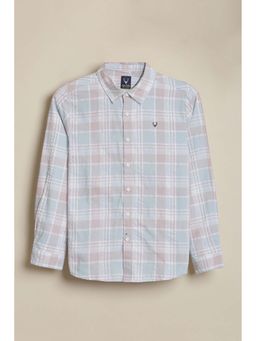 Allen Solly - Boys Multi-Color Checks Printed Casual Shirt