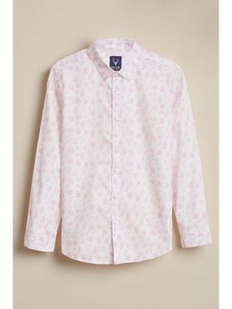 Allen Solly - Boys Pink Floral Printed Casual Shirt