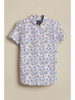 Allen Solly - Boys Multi-Color Floral Printed Casual Shirt
