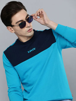 Levi's - Men Blue Roound Neck Sweatshirt