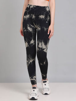 Kobo - Black Ankle Length Sports Leggings