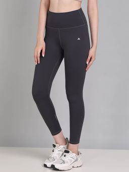 Kobo - Grey Ankle Length Sports Leggings
