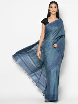 Fabindia - Cotton Silk Block Printed Sari