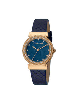 Roberto Cavalli - Navy Blue Dial Women Watch - RC5L039L0035 (M)