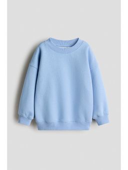 H&M - Boys Blue Oversized Brushed-Inside Sweatshirt
