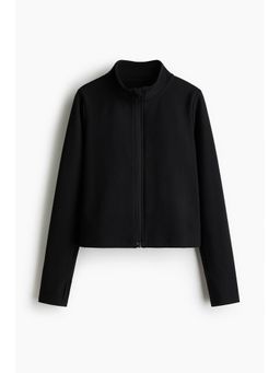 H&M - Girls Black Sports Jacket With Softmove