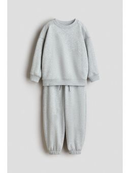 H&M - Boys Grey 2-Piece Sweatshirt And Joggers