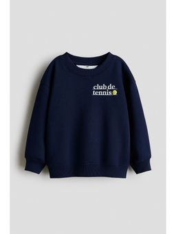 H&M - Boys Blue Printed Sweatshirt