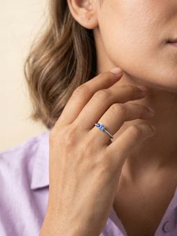 GIVA - Blue Davina Ring
