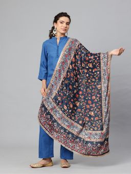 SWI STYLISH - Embroidered Multicolored Dupatta