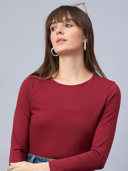 98 Degree North - Women Cotton Slim Fit Tshirt