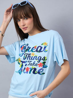 98 Degree North - Women Cotton Oversized Tshirt