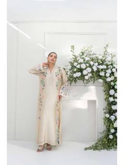 Khushboo & Pankaj - Ivory Silk Embroidered Kurta with Pant