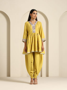 WAZIR C - Gul Peplum Co Ord (Set of 2)